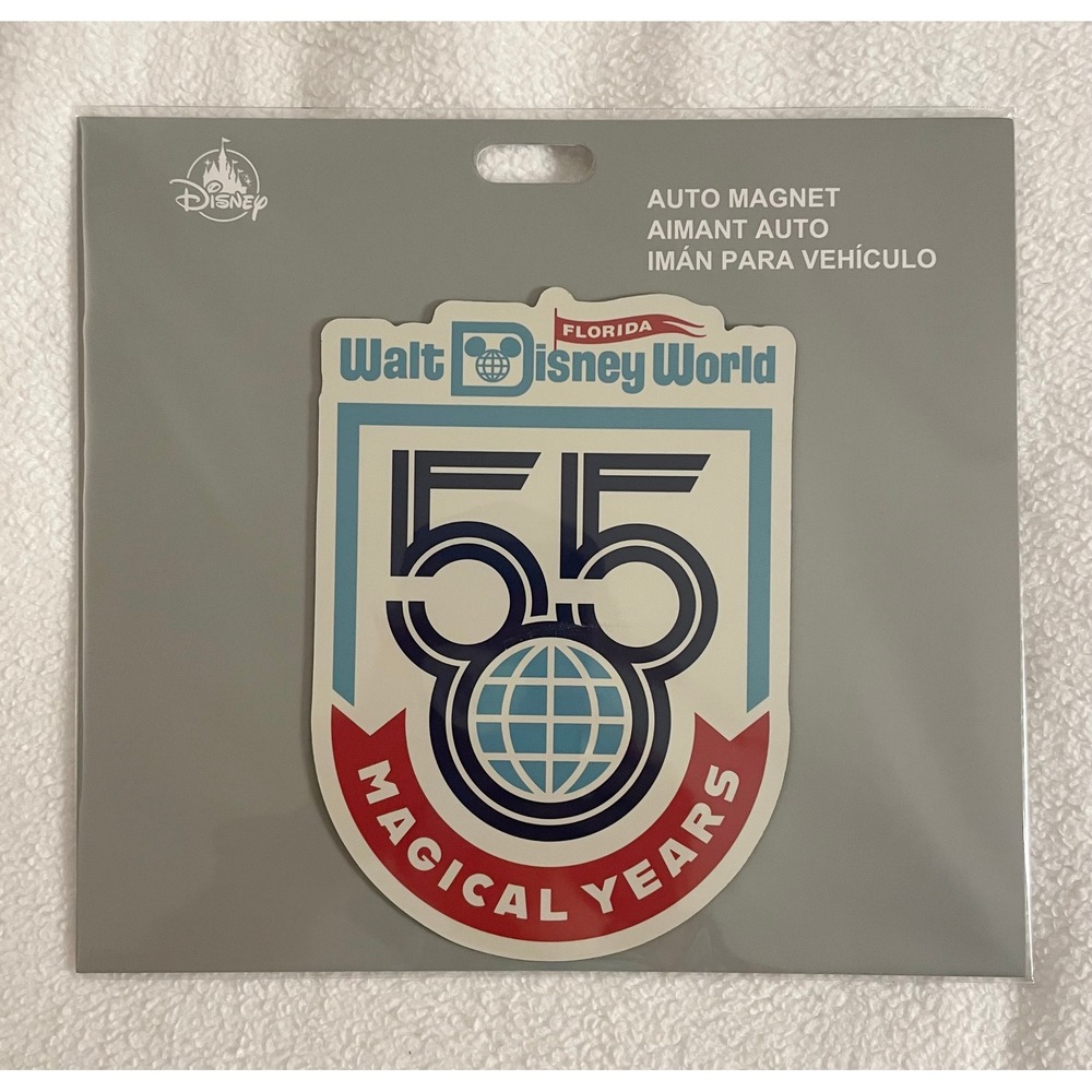 Walt Disney World 55th Anniversary Car Auto Magnet 2026 Magical Years Florida